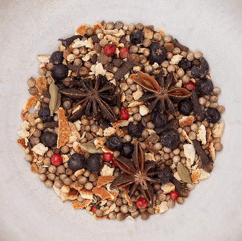 Bazsalikomos kert - Forralt bor fűszerkeverék összetevői zerohero, zero waste életmód, fenntartható konyha, tea üvegben, forralt bor fűszer