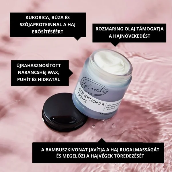 zerohero szépségápolás, vegán, környezetbarát kondícionáló, upcircle ujjrahasznosított balzsam, krémbalzsam