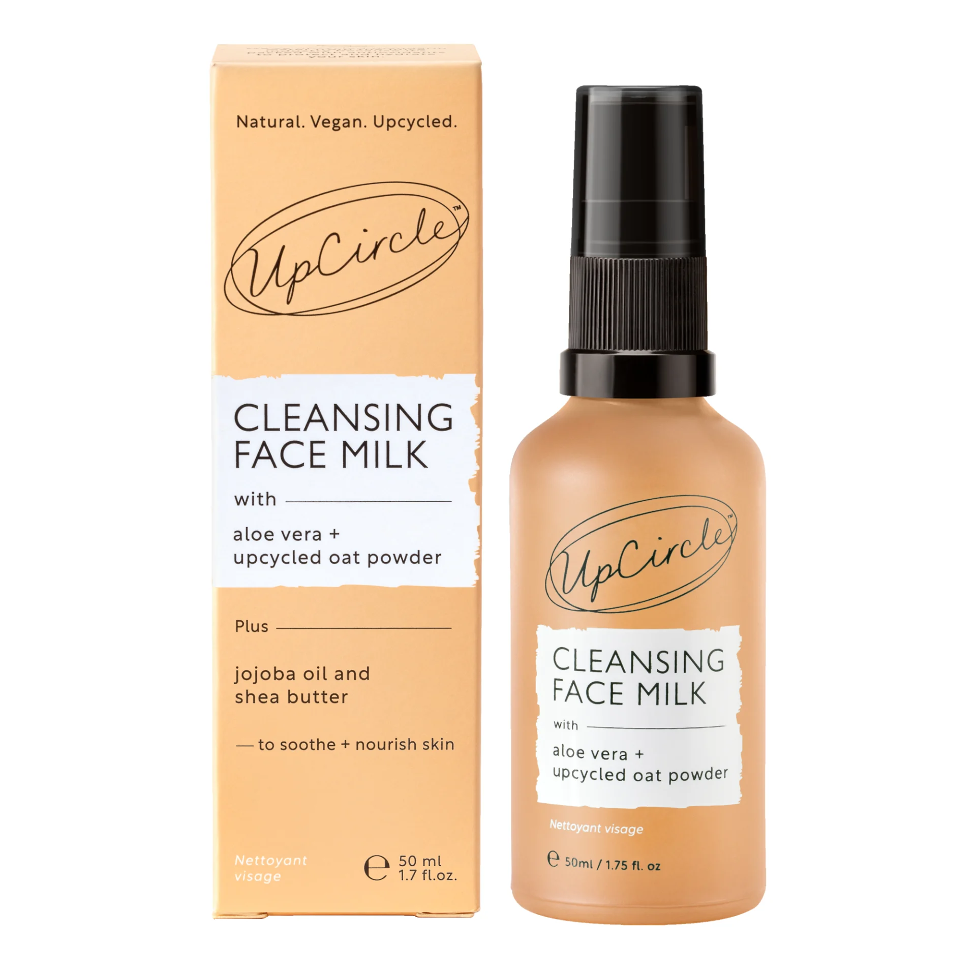 zerohero szépségápolás, vegán, környezetbarát arctisztító, upcircle ujjrahasznosított arc tej, organikus arckrém