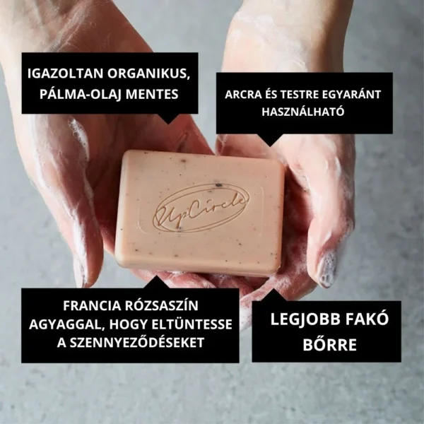 zerohero szépségápolás, vegán, környezetbarát radírozó szappan, upcircle ujjrahasznosított szappan, organikus bőrradír
