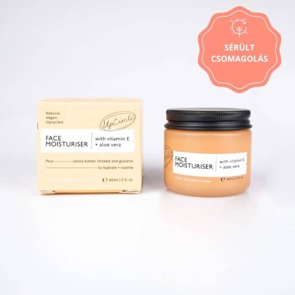 zerohero - upcircle hidratáló arckrém, argánolaj, aloe vera, újrahasznosítható csomagolás, fenntartható szépségápolás, újrahasznosított arckrém